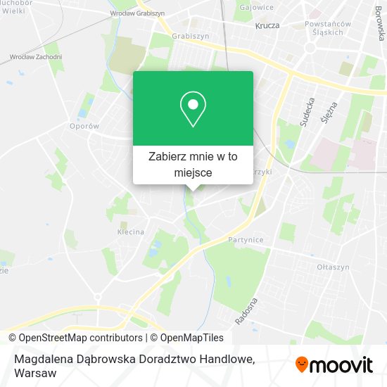 Mapa Magdalena Dąbrowska Doradztwo Handlowe