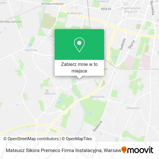 Mapa Mateusz Sikora Premeco Firma Instalacyjna