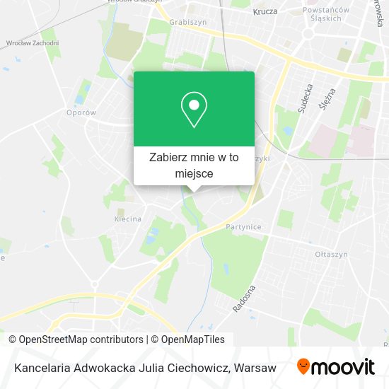 Mapa Kancelaria Adwokacka Julia Ciechowicz