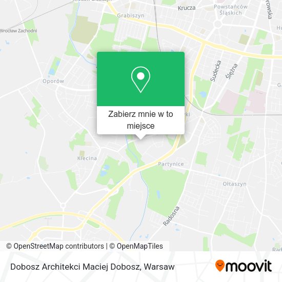 Mapa Dobosz Architekci Maciej Dobosz