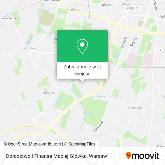 Mapa Doradztwo i Finanse Maciej Główka