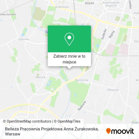 Mapa Belleza Pracownia Projektowa Anna Żurakowska