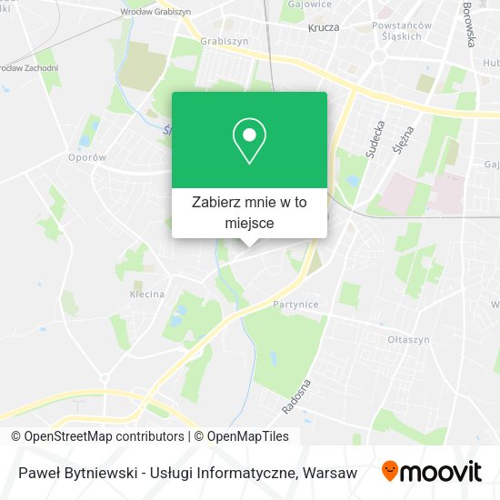 Mapa Paweł Bytniewski - Usługi Informatyczne