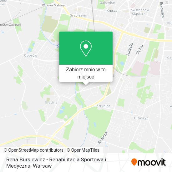 Mapa Reha Bursiewicz - Rehabilitacja Sportowa i Medyczna