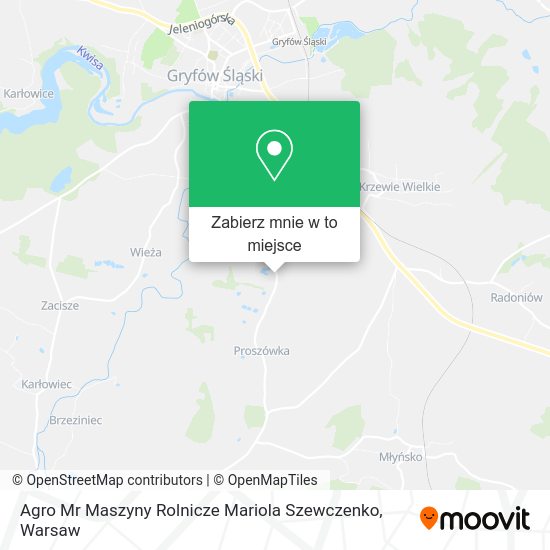 Mapa Agro Mr Maszyny Rolnicze Mariola Szewczenko