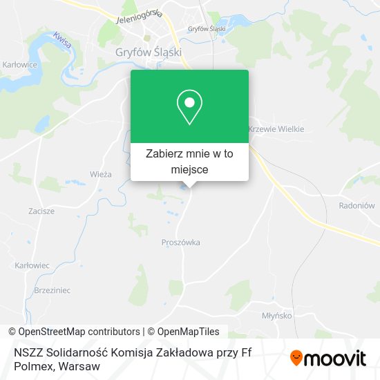 Mapa NSZZ Solidarność Komisja Zakładowa przy Ff Polmex