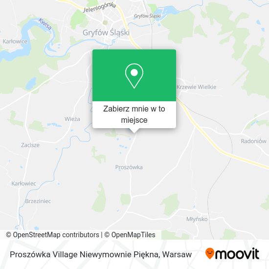 Mapa Proszówka Village Niewymownie Piękna