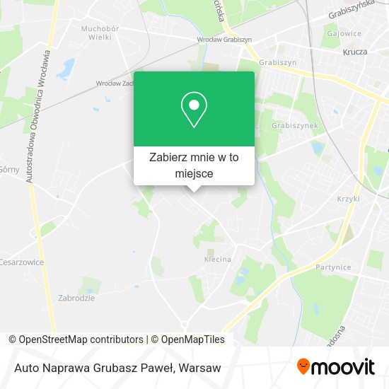 Mapa Auto Naprawa Grubasz Paweł