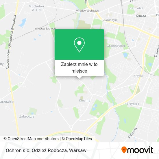 Mapa Ochron s.c. Odzież Robocza