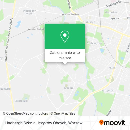 Mapa Lindbergh Szkoła Języków Obcych