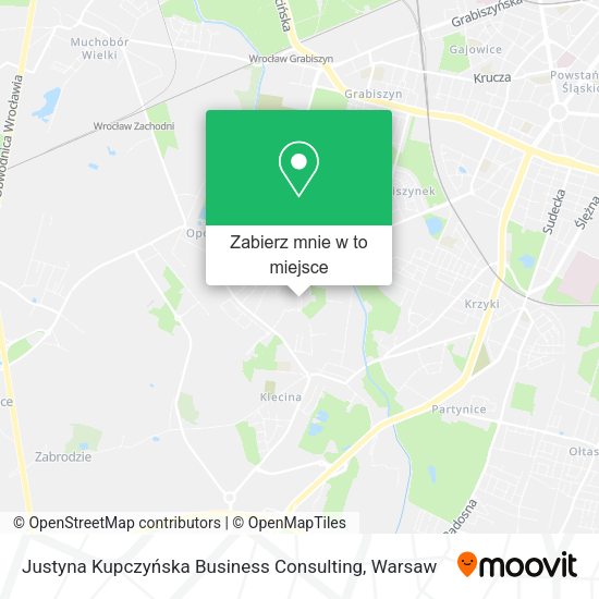 Mapa Justyna Kupczyńska Business Consulting