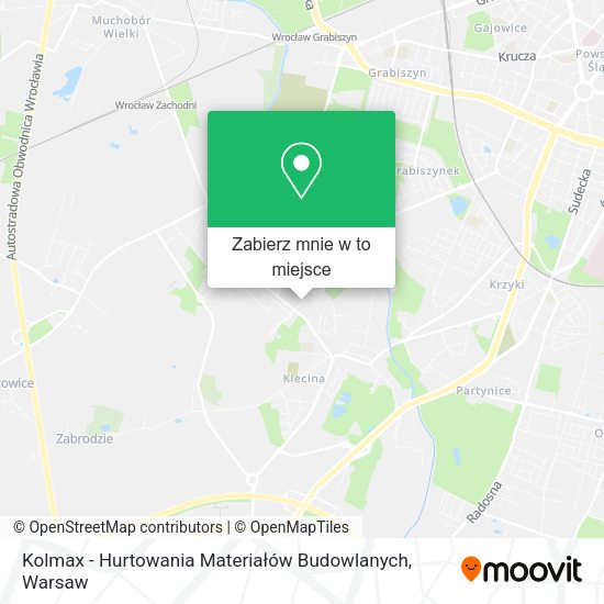 Mapa Kolmax - Hurtowania Materiałów Budowlanych