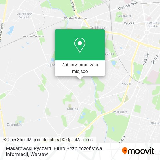 Mapa Makarowski Ryszard. Biuro Bezpieczeństwa Informacji