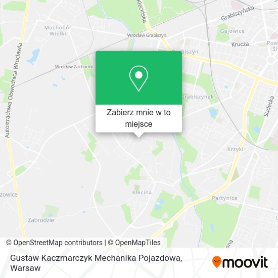 Mapa Gustaw Kaczmarczyk Mechanika Pojazdowa