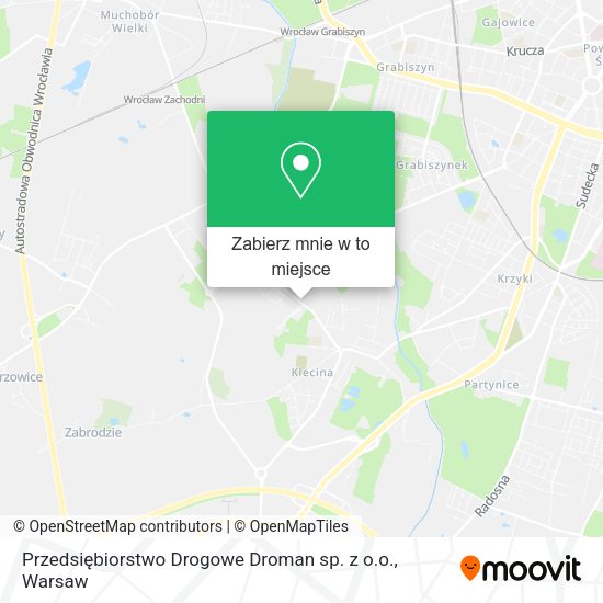 Mapa Przedsiębiorstwo Drogowe Droman sp. z o.o.