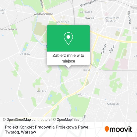 Mapa Projekt Konkret Pracownia Projektowa Paweł Twaróg