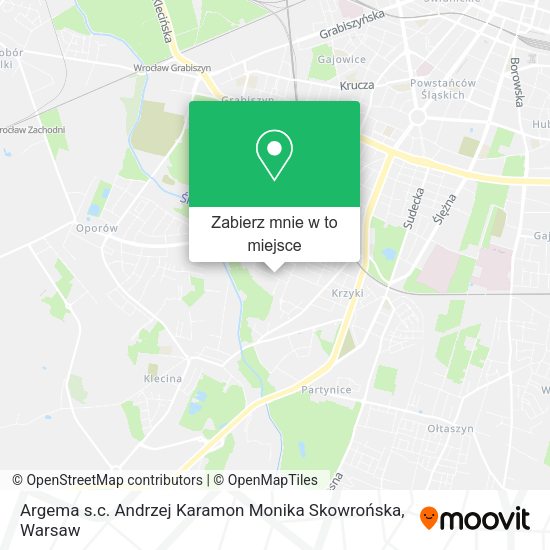 Mapa Argema s.c. Andrzej Karamon Monika Skowrońska