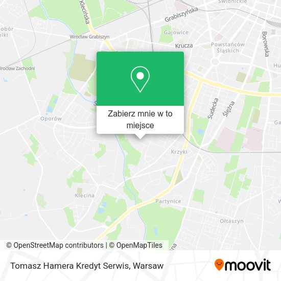 Mapa Tomasz Hamera Kredyt Serwis