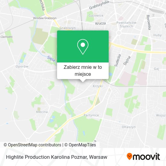 Mapa Highlite Production Karolina Poznar