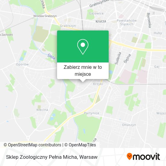 Mapa Sklep Zoologiczny Pełna Micha