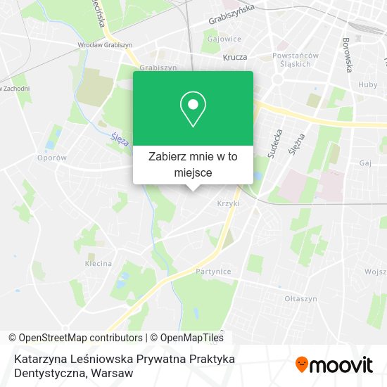 Mapa Katarzyna Leśniowska Prywatna Praktyka Dentystyczna