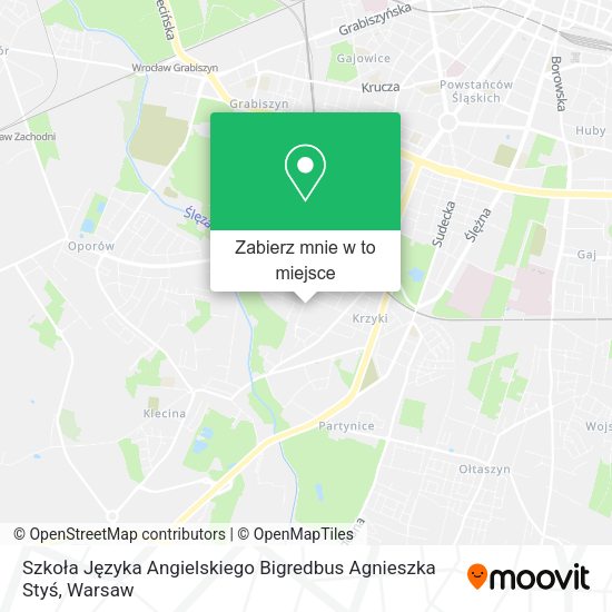 Mapa Szkoła Języka Angielskiego Bigredbus Agnieszka Styś