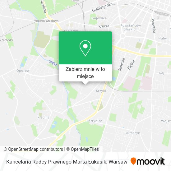 Mapa Kancelaria Radcy Prawnego Marta Łukasik