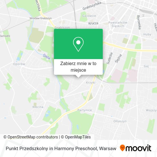 Mapa Punkt Przedszkolny in Harmony Preschool