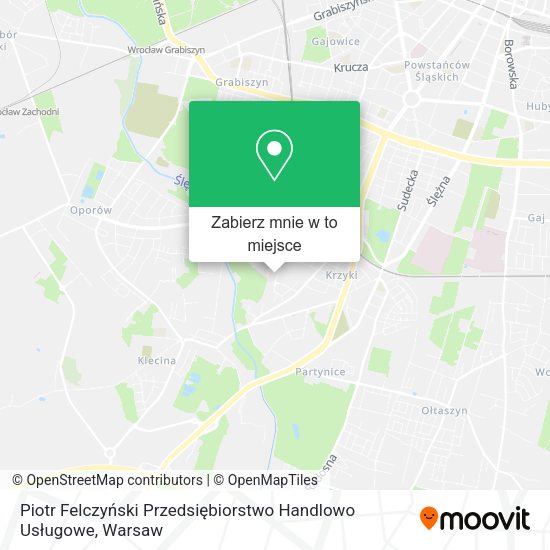 Mapa Piotr Felczyński Przedsiębiorstwo Handlowo Usługowe