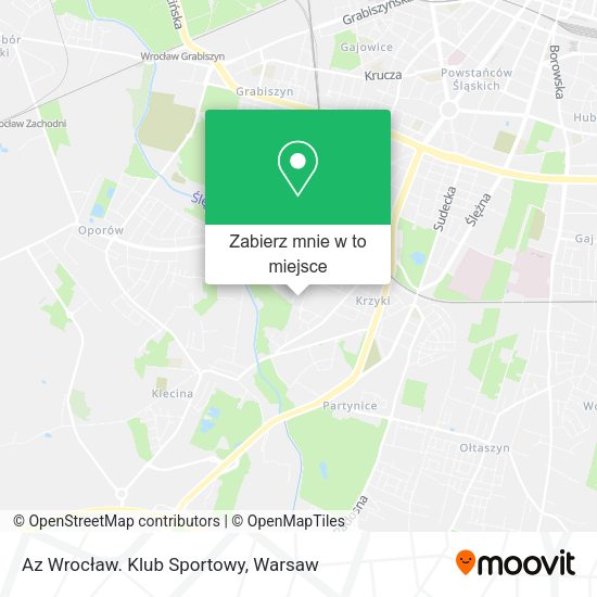 Mapa Az Wrocław. Klub Sportowy