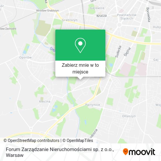 Mapa Forum Zarządzanie Nieruchomościami sp. z o.o.