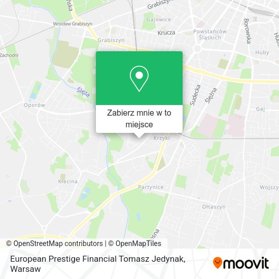 Mapa European Prestige Financial Tomasz Jedynak