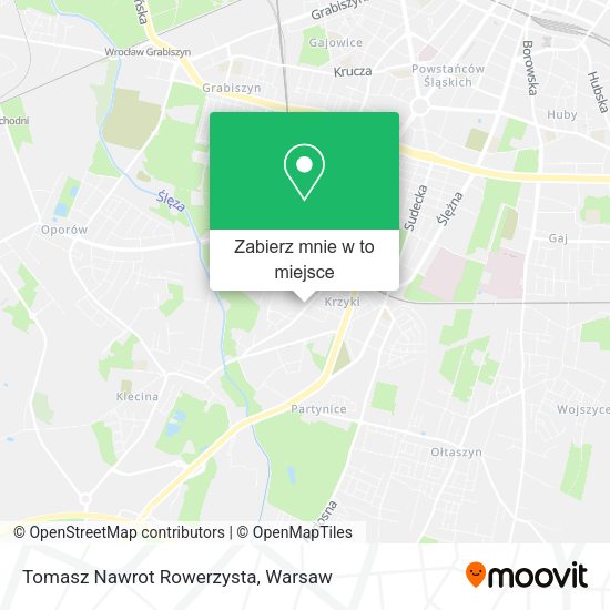 Mapa Tomasz Nawrot Rowerzysta