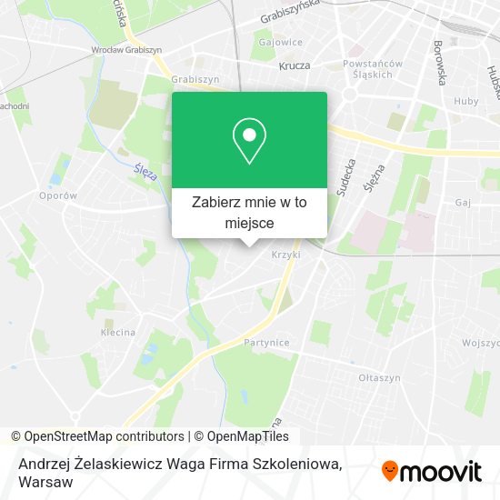 Mapa Andrzej Żelaskiewicz Waga Firma Szkoleniowa