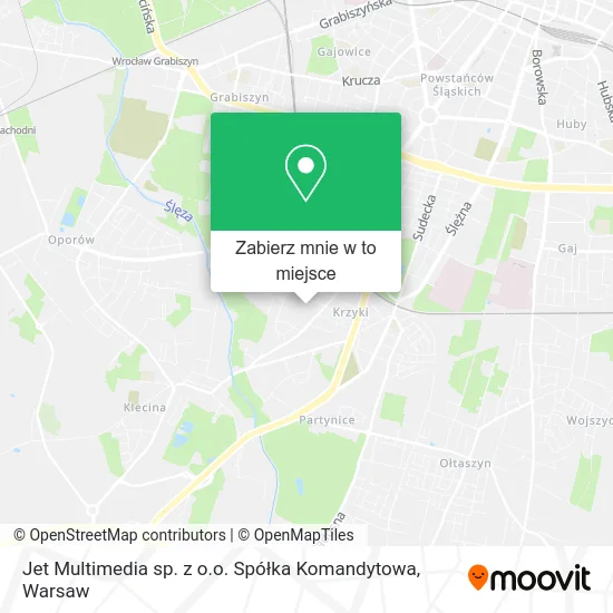 Mapa Jet Multimedia sp. z o.o. Spółka Komandytowa