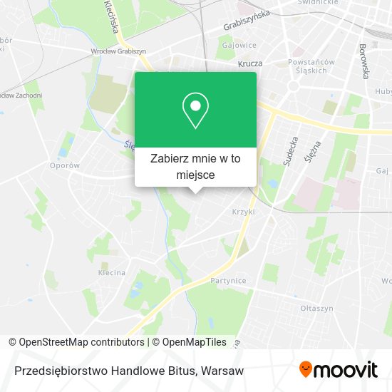 Mapa Przedsiębiorstwo Handlowe Bitus