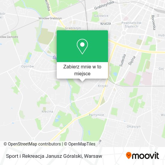 Mapa Sport i Rekreacja Janusz Góralski