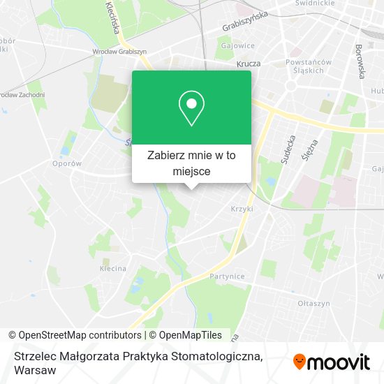 Mapa Strzelec Małgorzata Praktyka Stomatologiczna