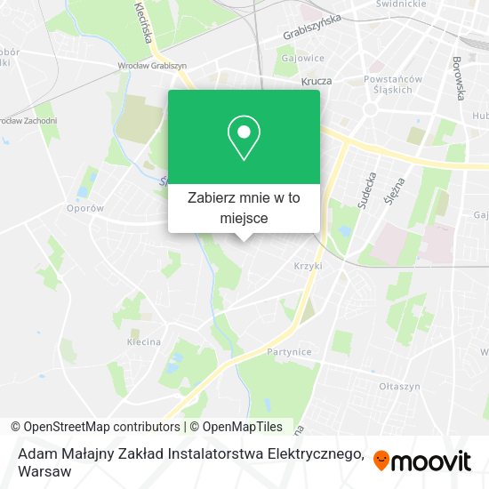 Mapa Adam Małajny Zakład Instalatorstwa Elektrycznego