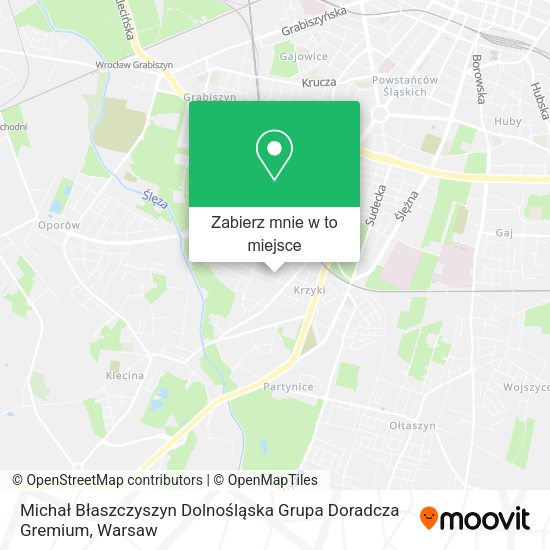 Mapa Michał Błaszczyszyn Dolnośląska Grupa Doradcza Gremium