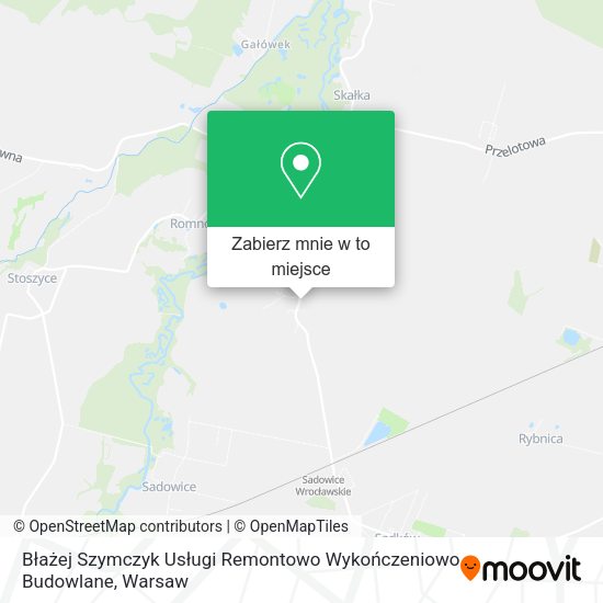 Mapa Błażej Szymczyk Usługi Remontowo Wykończeniowo Budowlane