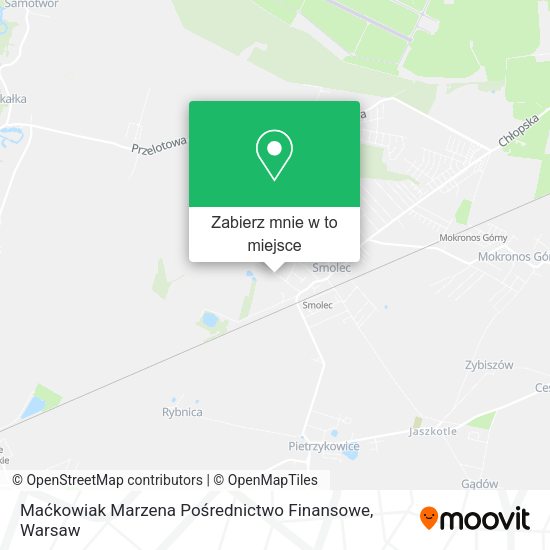 Mapa Maćkowiak Marzena Pośrednictwo Finansowe