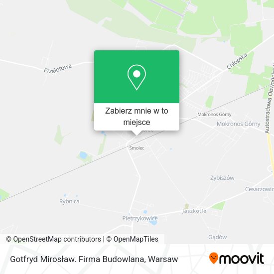 Mapa Gotfryd Mirosław. Firma Budowlana