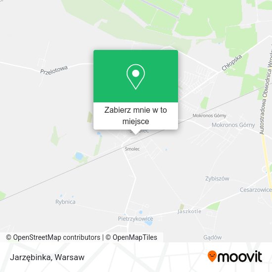 Mapa Jarzębinka