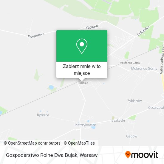 Mapa Gospodarstwo Rolne Ewa Bujak