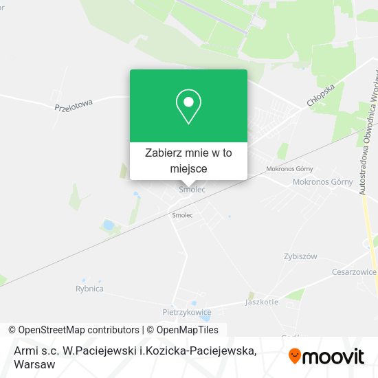 Mapa Armi s.c. W.Paciejewski i.Kozicka-Paciejewska