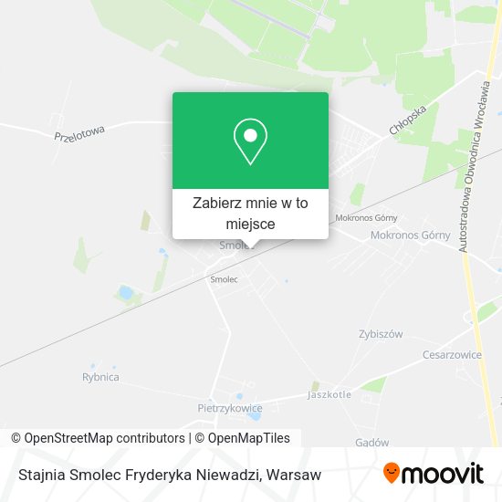 Mapa Stajnia Smolec Fryderyka Niewadzi