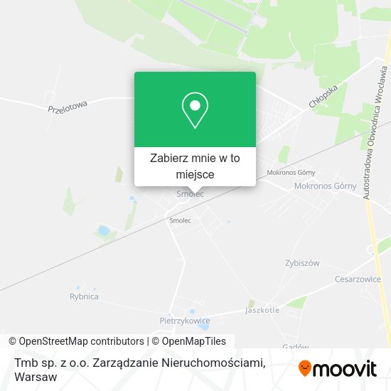 Mapa Tmb sp. z o.o. Zarządzanie Nieruchomościami