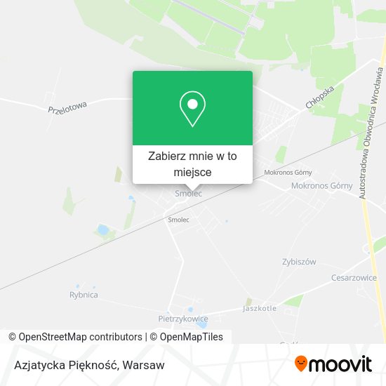 Mapa Azjatycka Piękność