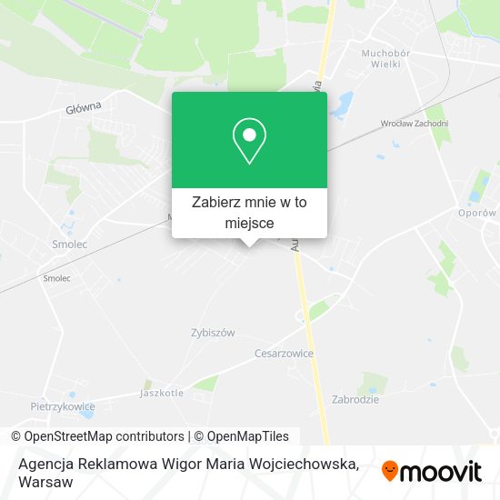 Mapa Agencja Reklamowa Wigor Maria Wojciechowska